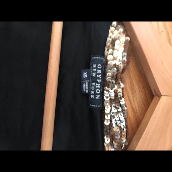 Gold Gryphon New York sequin blazer - Picture 3 of 7